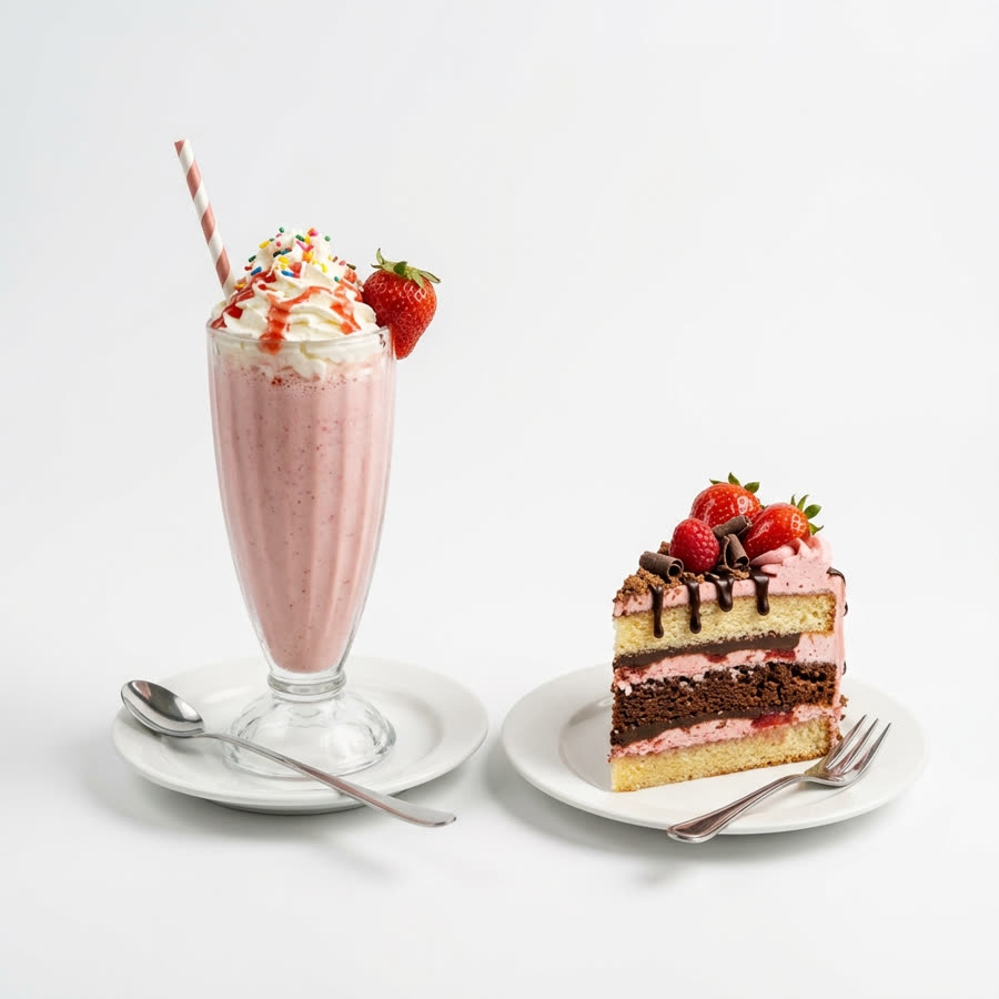 Batido con Tarta
